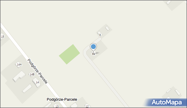 Podgórze-Parcele, Podgórze-Parcele, 8a, mapa Podgórze-Parcele