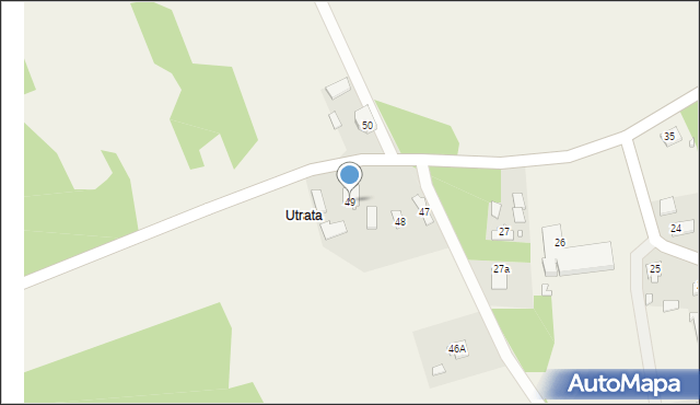 Podgórzno, Podgórzno, 49, mapa Podgórzno