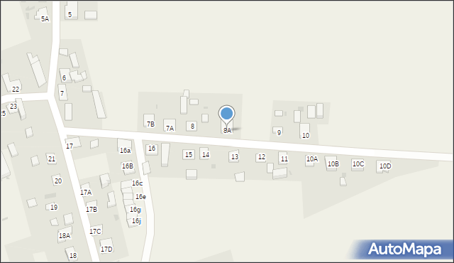 Podgórzyn, Podgórzyn, 8A, mapa Podgórzyn