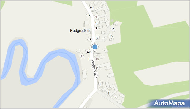 Podgrodzie, Podgrodzie, 11, mapa Podgrodzie