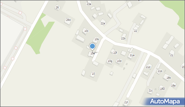 Podgrodzie, Podgrodzie, 10e, mapa Podgrodzie