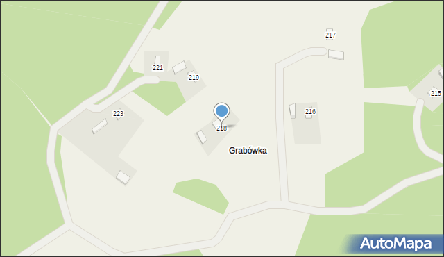 Podgrodzie, Podgrodzie, 218, mapa Podgrodzie