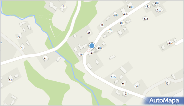 Podgrodzie, Podgrodzie, 47, mapa Podgrodzie