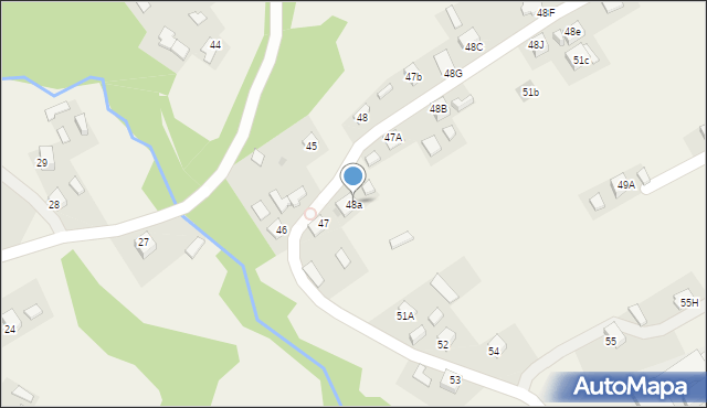 Podgrodzie, Podgrodzie, 48a, mapa Podgrodzie