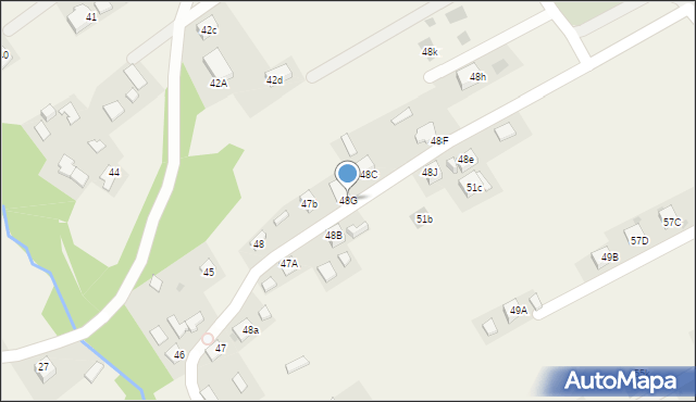 Podgrodzie, Podgrodzie, 48G, mapa Podgrodzie