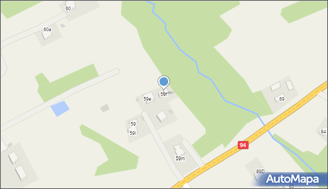 Podgrodzie, Podgrodzie, 59f, mapa Podgrodzie