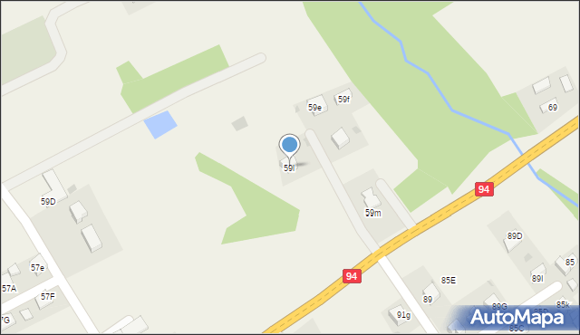 Podgrodzie, Podgrodzie, 59l, mapa Podgrodzie