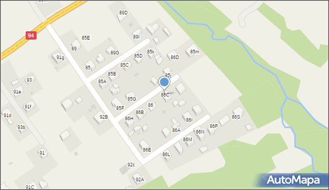 Podgrodzie, Podgrodzie, 86C, mapa Podgrodzie