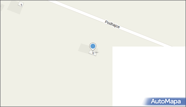 Podhajce, Podhajce, 6, mapa Podhajce