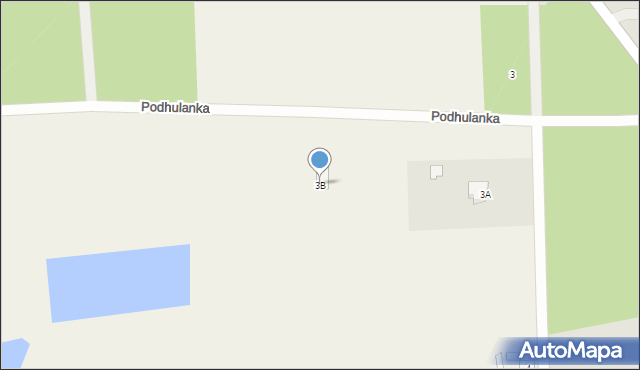 Podhulanka, Podhulanka, 3B, mapa Podhulanka