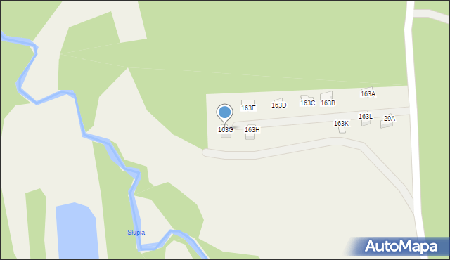 Podjazy, Podjazy, 163G, mapa Podjazy