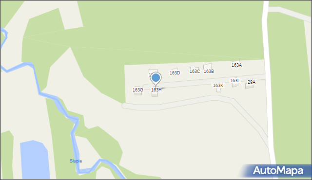 Podjazy, Podjazy, 163H, mapa Podjazy