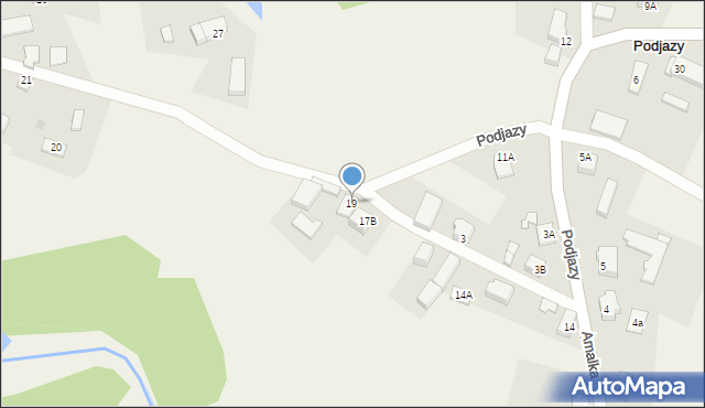 Podjazy, Podjazy, 19, mapa Podjazy