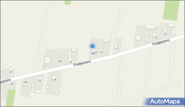 Podjezioro, Podjezioro, 14a, mapa Podjezioro