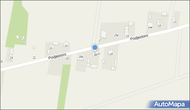 Podjezioro, Podjezioro, 18, mapa Podjezioro