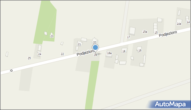 Podjezioro, Podjezioro, 19, mapa Podjezioro