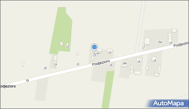 Podjezioro, Podjezioro, 21, mapa Podjezioro