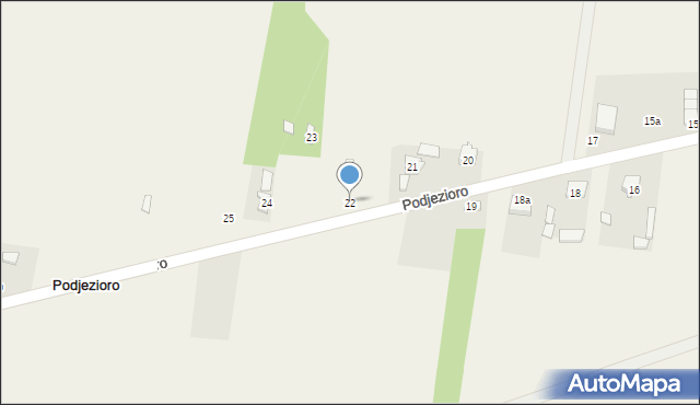 Podjezioro, Podjezioro, 22, mapa Podjezioro