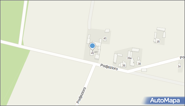 Podjezioro, Podjezioro, 41, mapa Podjezioro