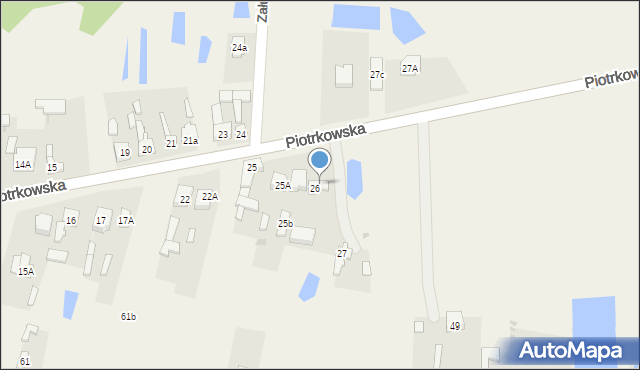 Podklucze, Podklucze, 26a, mapa Podklucze