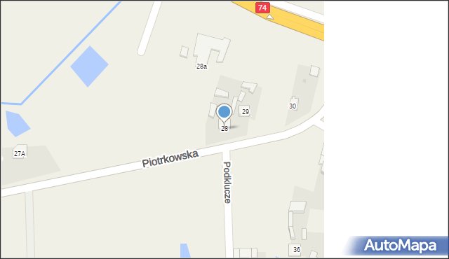 Podklucze, Podklucze, 28, mapa Podklucze