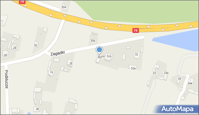 Podklucze, Podklucze, 31c, mapa Podklucze