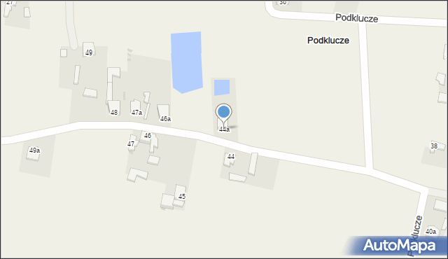 Podklucze, Podklucze, 44a, mapa Podklucze