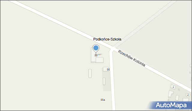 Podkońce, Podkońce, 99, mapa Podkońce