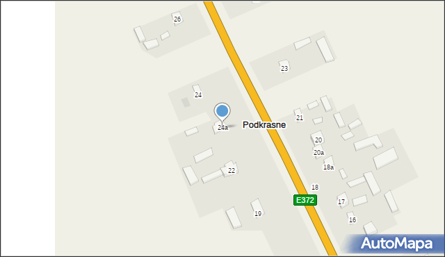 Podkrasne, Podkrasne, 24a, mapa Podkrasne