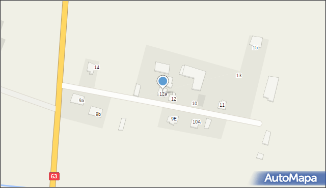 Podkupientyn, Podkupientyn, 12a, mapa Podkupientyn