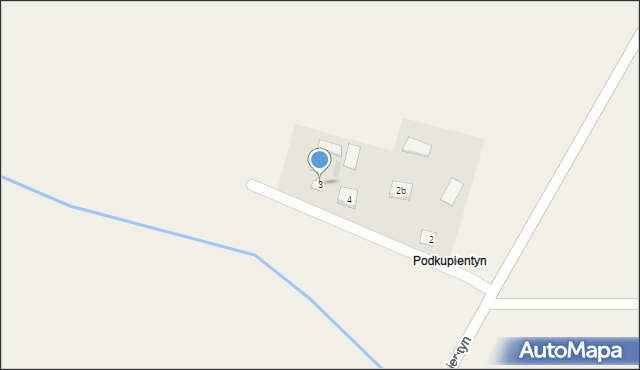 Podkupientyn, Podkupientyn, 3, mapa Podkupientyn