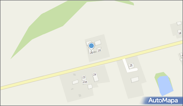 Podlasek, Podlasek, 20, mapa Podlasek