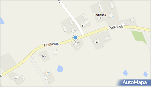 Podlasek, Podlasek, 41, mapa Podlasek