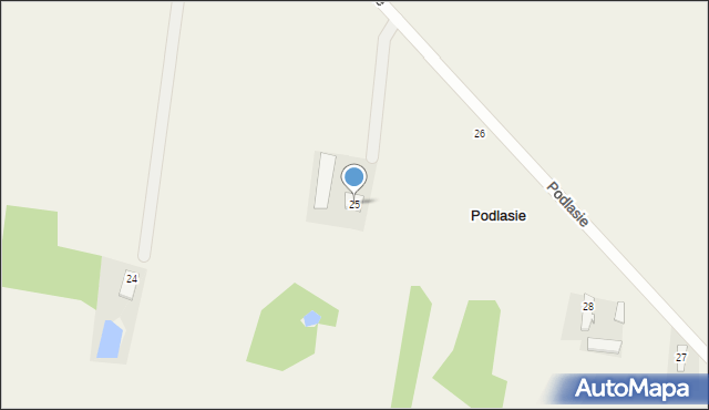 Podlasie, Podlasie, 25, mapa Podlasie