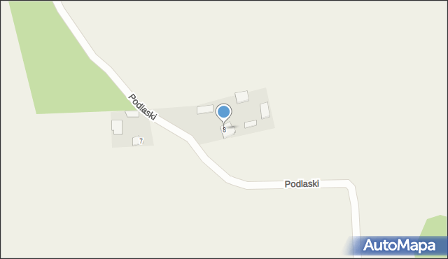 Podlaski, Podlaski, 8, mapa Podlaski