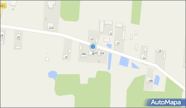 Podłaszcze, Podłaszcze, 28, mapa Podłaszcze