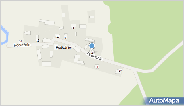 Podłaźnie, Podłaźnie, 4, mapa Podłaźnie