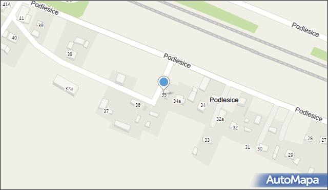 Podlesice, Podlesice, 35, mapa Podlesice