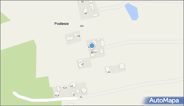 Podlesie, Podlesie, 46, mapa Podlesie