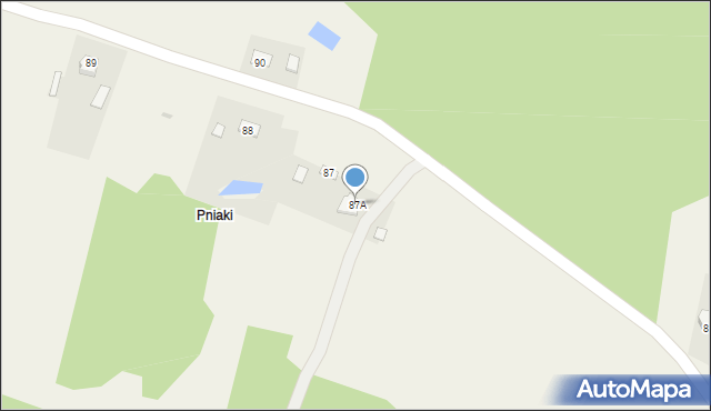 Podlesie, Podlesie, 87A, mapa Podlesie