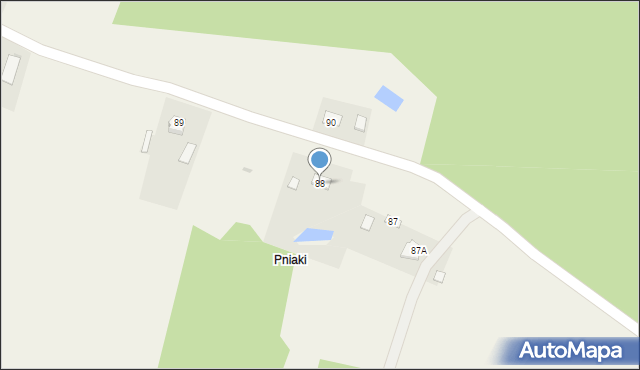Podlesie, Podlesie, 88, mapa Podlesie