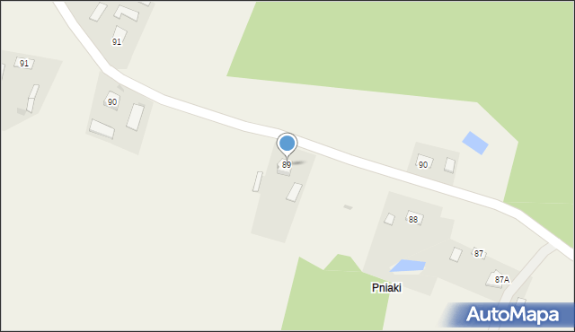 Podlesie, Podlesie, 89, mapa Podlesie