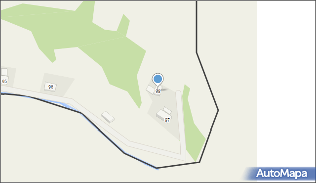 Podlesie, Podlesie, 98, mapa Podlesie