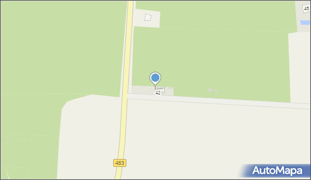 Podlesie, Podlesie, 42a, mapa Podlesie