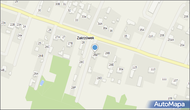 Podlesie Mleczkowskie, Podlesie Mleczkowskie, 28a, mapa Podlesie Mleczkowskie