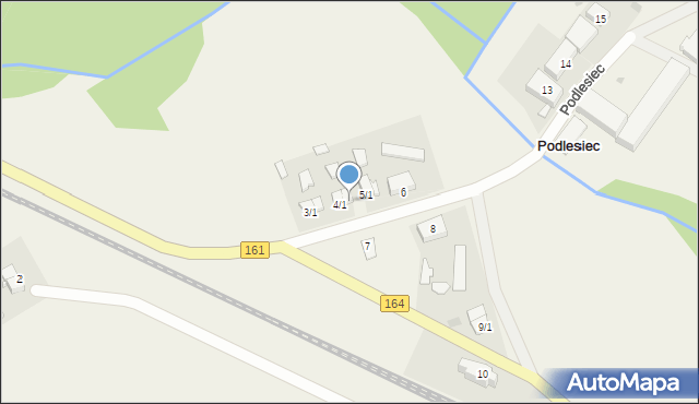 Podlesiec, Podlesiec, 4/2, mapa Podlesiec