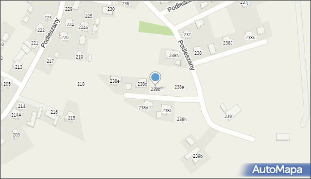 Podleszany, Podleszany, 238b, mapa Podleszany