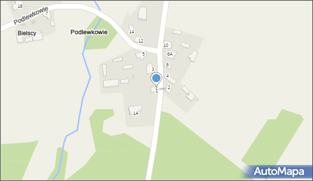 Podlewkowie, Podlewkowie, 1, mapa Podlewkowie