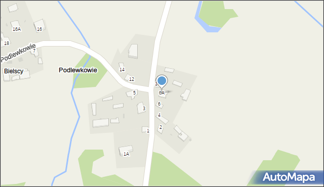 Podlewkowie, Podlewkowie, 6A, mapa Podlewkowie