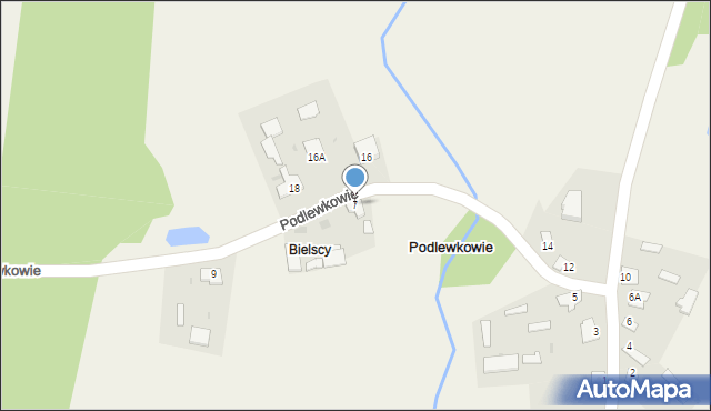 Podlewkowie, Podlewkowie, 7, mapa Podlewkowie